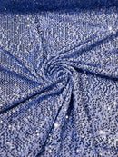 58/60" Velvet Sequins Stretch Fabric - Lilac - Velvet Sequins 2 Way Stretch Sold By Yard