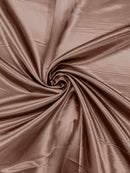 60" Shiny Heavy Bridal Satin Fabric for Wedding, Gala, Prom Dress Sold By The Yard (Pick Color)
