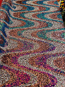Wavy Sequins Design - Multi-Color