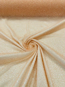 Beaded Lace 3D Fabric - Peach - Handmade Heavy Embroidery Beaded Lace Fabric By Yard