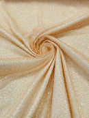 Beaded Lace 3D Fabric - Peach - Handmade Heavy Embroidery Beaded Lace Fabric By Yard