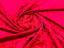 Stretch Velvet Fabric - Red - 60'' Stretch Velvet Fabric for Sewing, Apparel, Craft {Choose Qty}
