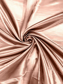 60" Shiny Heavy Bridal Satin Fabric for Wedding, Gala, Prom Dress Sold By The Yard (Pick Color)