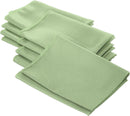 18" x 18" Polyester Poplin Napkins - Sage - Solid Rectangular Polyester Napkins for Table Decoration