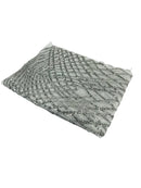 Diamond Geometric Sequins - Silver - 2 Way Stretch Lace Geometric Fabric Sold By Yard