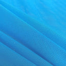 Power Mesh Fabric - Turquoise - Nylon Lycra Spandex 4 Way Stretch Fabric 58"/60" By Yard
