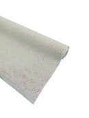 Chunky Glitter Vinyl Fabric - White Pink Iridescent - 54" Sparkle Crafting Glitter Vinyl Fabric By Yard