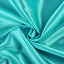Stretch Imitation Silk Satin Charmeuse - Teal Green