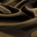 Stretch Imitation Silk Satin Charmeuse - Brown - Slight Stretch 58/60" (Choose Qty.)