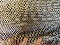 Fishnet Rhinestones Fabric - Spandex Fabric Fish Net with Crystal Stones by Yard