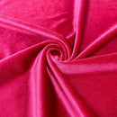 Stretch Velvet Fabric - Fuschia - 60'' Stretch Velvet Fabric for Sewing, Apparel, Craft {Choose Qty}