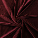 Stretch Velvet Fabric - Burgundy - 60'' Stretch Velvet Fabric for Sewing, Apparel, Craft {Choose Qty}