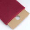 Tulle Bolt Fabric -  Burgundy - 54" x 40 Yards Long (120 ft) Fabric Tulle Bolt Wedding Bridal Tulle
