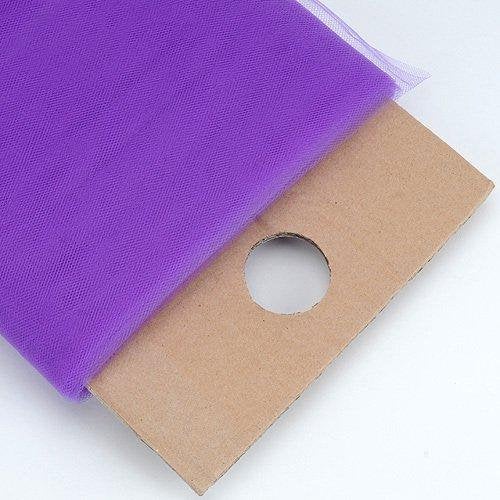 Tulle Bolt Fabric - Purple - 54" x 40 Yards Long (120 ft) Fabric Tulle Bolt Wedding Bridal Tulle