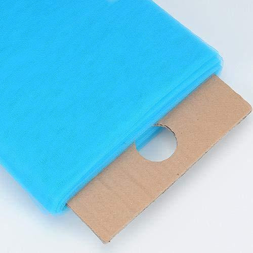 Tulle Bolt Fabric - Turquoise - 54" x 40 Yards Long (120 ft) Fabric Tulle Bolt Wedding Bridal Tulle