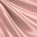 Stretch Imitation Silk Satin Charmeuse - Dusty Rose - Slight Stretch 58/60" (Choose Qty.)