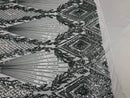 Silver Sequin Fabric, Geometric Design Embroidered With Sequin on a 4 Way Stretch Sequin Fabric Mesh-Prom-Gown By Yard