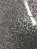 Metallic Glitter Vinyl Fabric - Silver - Faux Leather Sparkle Glitter Fabric - 54" Sold By The Yard