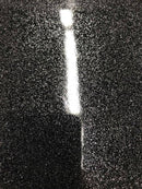 Metallic Glitter Vinyl Fabric - Black - Faux Leather Sparkle Glitter Fabric - 54" Sold By The Yard