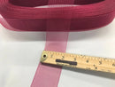 2 Inch Burgundy Crinoline Horsehair Braid Trim Bridal Fabric Wedding Decor (Choose The Quantity)