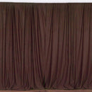 Brown 10 Ft Wide, 1 PANEL Curtain Polyester Backdrop High Quality Drape Rod Pocket [ Choose The Measurements ]