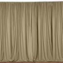 Champagne 10 Ft Wide, 1 PANEL Curtain Polyester Backdrop High Quality Drape Rod Pocket [ Choose The Measurements ]