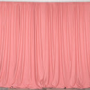 Coral 10 Ft Wide, 1 PANEL Curtain Polyester Backdrop High Quality Drape Rod Pocket [ Choose The Measurements ]