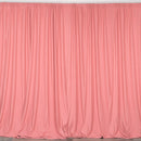 Coral 10 Ft Wide, 1 PANEL Curtain Polyester Backdrop High Quality Drape Rod Pocket [ Choose The Measurements ]