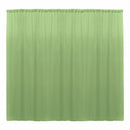 Sage 10 Ft Wide, 1 PANEL Curtain Polyester Backdrop High Quality Drape Rod Pocket [ Choose The Measurements ]