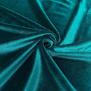 Stretch Velvet Fabric - Teal - 60'' Stretch Velvet Fabric for Sewing, Apparel, Craft {Choose Qty}