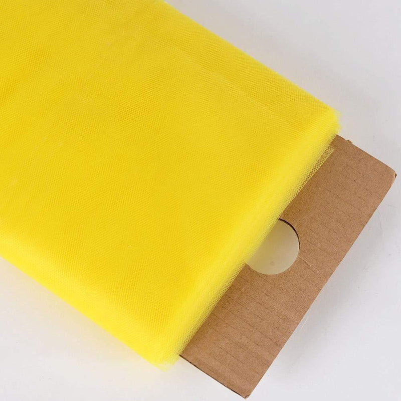 Tulle Bolt Fabric -  Yellow - 54" x 40 Yards Long (120 ft) Fabric Tulle Bolt Wedding Bridal Tulle