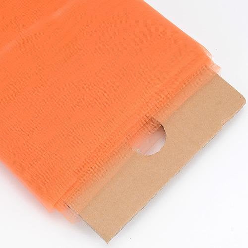Tulle Bolt Fabric - Orange - 54" x 40 Yards Long (120 ft) Fabric Tulle Bolt Wedding Bridal Tulle