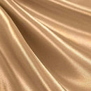 Champagne Stretch Imitation Silk Satin Charmeuse - Slight Stretch- 58/60" - (Choose The Quantity)
