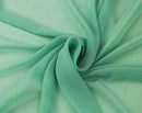Mint Hi Multi Chiffon Fabric, Chiffon Fabric By The Yard 58-60"Inch By The Yard