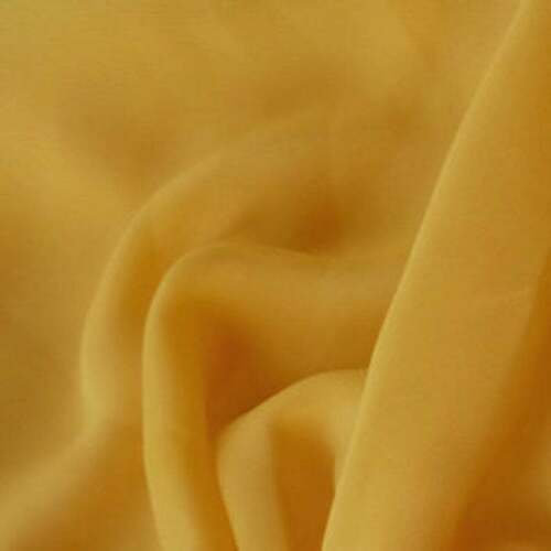 Gold Hi Multi Chiffon Fabric, Chiffon Fabric By The Yard 58-60"Inch By The Yard