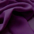 Eggplant Hi Multi Chiffon Fabric, Chiffon Fabric By The Yard 58-60"Inch By The Yard