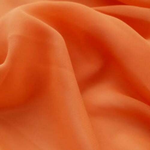 Orange Hi Multi Chiffon Fabric, Chiffon Fabric By The Yard 58-60"Inch By The Yard