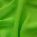 Neon Green Hi Multi Chiffon Fabric, Chiffon Fabric By The Yard 58-60"Inch By The Yard