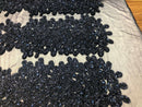 Fancy Beaded Fabric Navy - Embroidery Beads Mesh Fabric - Prom-Gown-Dress Sold By 2 Reathers