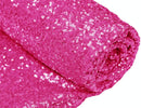 Mini Glitz Sequins - Fuschia - High Quality Mini Sequins on Mesh (Choose Quantity)