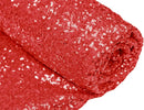 Mini Glitz Sequins - Red - High Quality Mini Sequins on Mesh (Choose Quantity)
