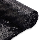 Mini Glitz Sequins - Black - High Quality Mini Sequins on Mesh (Choose Quantity)