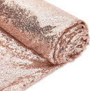 Mini Glitz Sequins - Rose Gold - High Quality Mini Sequins on Mesh (Choose Quantity)