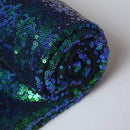 Mini Glitz Sequins - Iridescent Green  - High Quality Mini Sequins on Mesh (Choose Quantity)