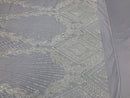 White Sequin Fabric, Geometric Design Embroidered With Sequin on a 4 Way Stretch Sequin Fabric Mesh-Prom-Gown By Yard