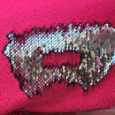 Pink/Silver Flip Up Sequins Reversible, 2-Way Stretch 58/60” Sequins Fabric Dresses-Nightgowns-Prom Gown (Choose The Quantity)