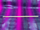 Faux Crocodile Print Vinyl Fabric - Magenta - High Quality Vinyl Sold by The Yard