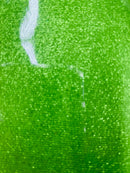 Metallic Glitter Vinyl Fabric - Lime - Faux Leather Sparkle Glitter Fabric - 54" Sold By The Yard