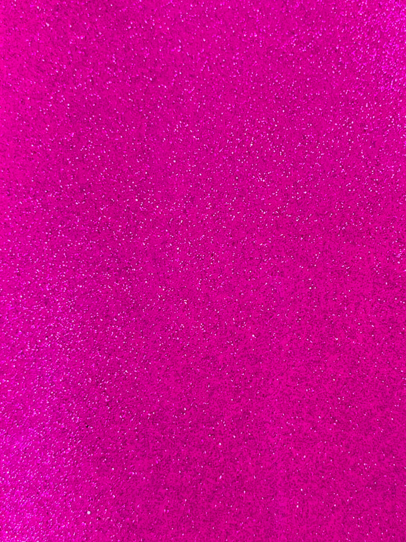 Metallic Glitter Vinyl Fabric - Fuchsia - Faux Leather Sparkle Glitter Fabric - 54" Sold By The Yard