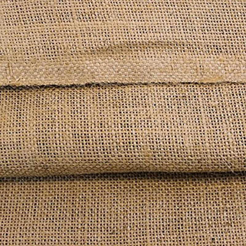 60-Inch Wide Natural Burlap Fabric - Perfect for Weddings, Upholstery & DIY Projects, Events, Home, Crafts, Gardening (Choose The Quantity)